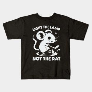 Light The Lamp, Not The Rat - The mouse play Hockey Kids T-Shirt